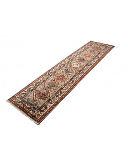 Tappeto Kazak Fine Pakistan marrone grigio 77x309