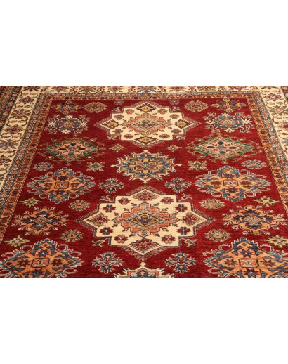 Tappeto Kazak Fine Pakistan marrone giallo 209x290