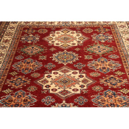 Tappeto Kazak Fine Pakistan marrone giallo 209x290