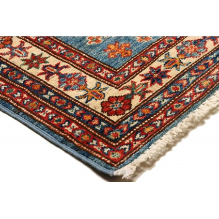 Tappeto Kazak Fine Pakistan azzurro grigio 81x295