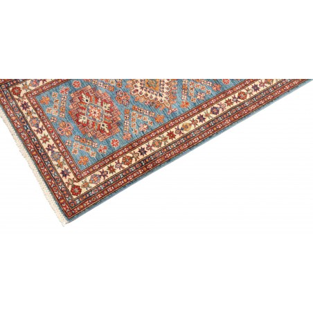 Tappeto Kazak Fine Pakistan azzurro grigio 81x295
