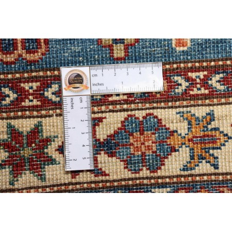 Tappeto Kazak Fine Pakistan azzurro grigio 81x295