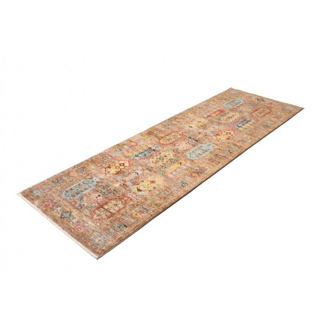 Tappeto Tribal Pakistan marrone grigio 79x243