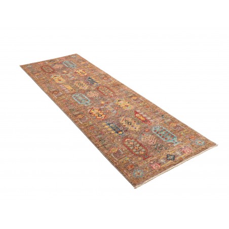 Tappeto Tribal Pakistan marrone grigio 79x243