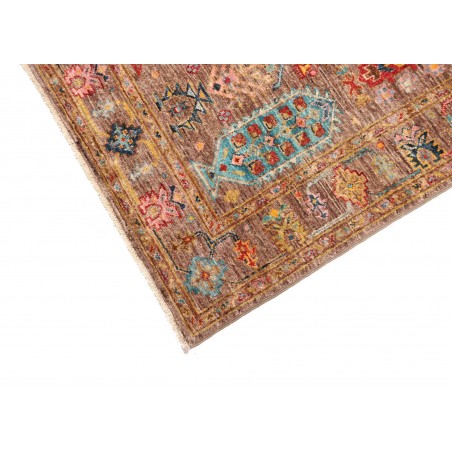 Tappeto Tribal Pakistan marrone grigio 79x243