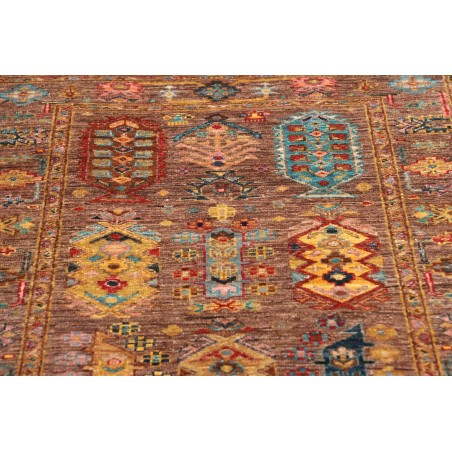 Tappeto Tribal Pakistan marrone grigio 79x243