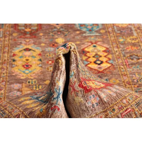 Tappeto Tribal Pakistan marrone grigio 79x243