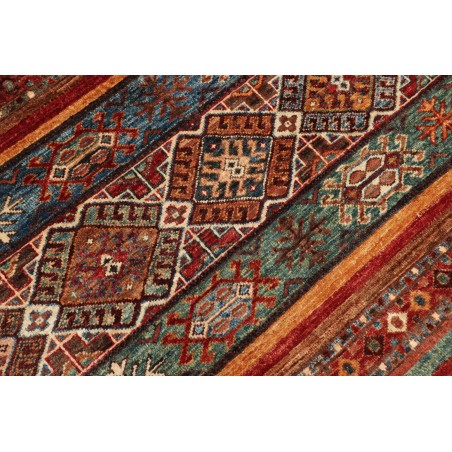 Tappeto Samarkand Pakistan marrone giallo 179x237