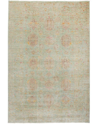 Tappeto Tribal Pakistan azzurro 196x290