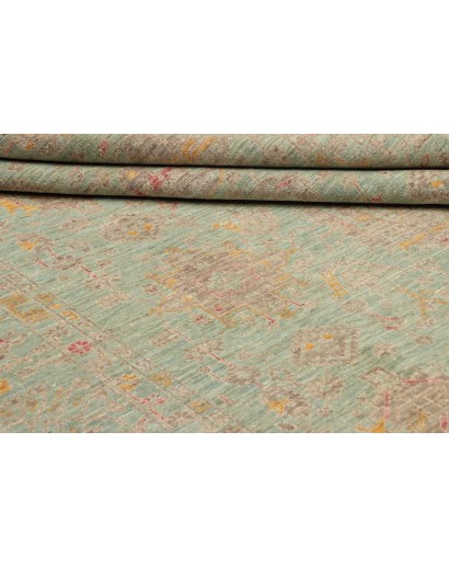 Tappeto Tribal Pakistan azzurro 196x290