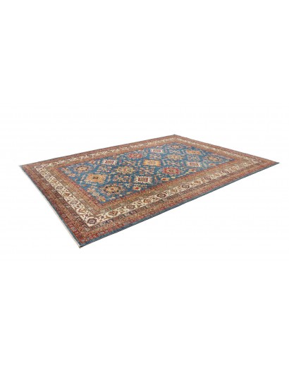 Tappeto Kazak Fine Pakistan bianco beige 276x368