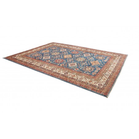 Tappeto Kazak Fine Pakistan bianco beige 276x368