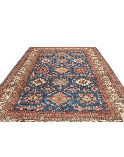Tappeto Kazak Fine Pakistan bianco beige 276x368