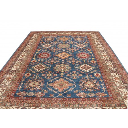 Tappeto Kazak Fine Pakistan bianco beige 276x368