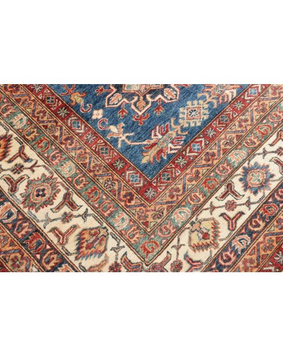 Tappeto Kazak Fine Pakistan bianco beige 276x368