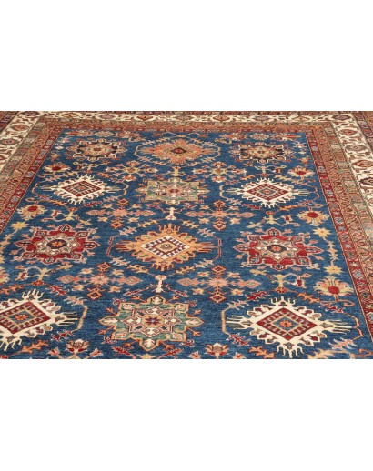 Tappeto Kazak Fine Pakistan bianco beige 276x368