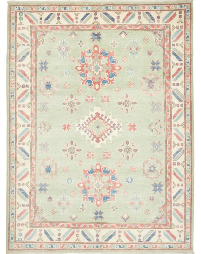 Tappeto Kazak Afghanistan bianco 150x202