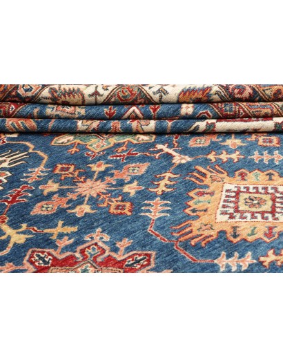 Tappeto Kazak Fine Pakistan bianco beige 276x368