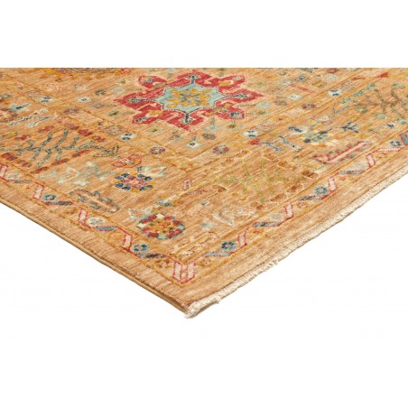 Tappeto Tribal Pakistan arancione grigio 167x224