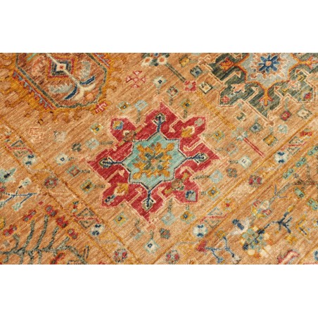 Tappeto Tribal Pakistan arancione grigio 167x224