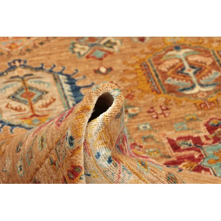 Tappeto Tribal Pakistan arancione grigio 167x224