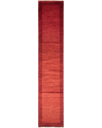 Tappeto Shayan Pakistan marrone rosso 79x409