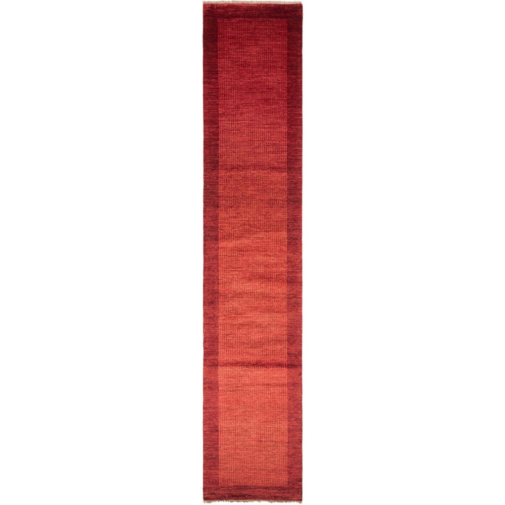 Tappeto Shayan Pakistan marrone rosso 79x409