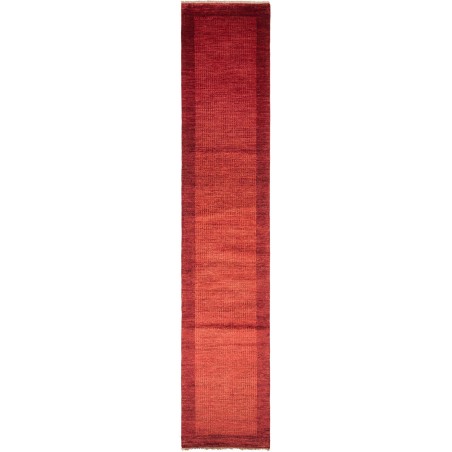 Tappeto Shayan Pakistan marrone rosso 79x409