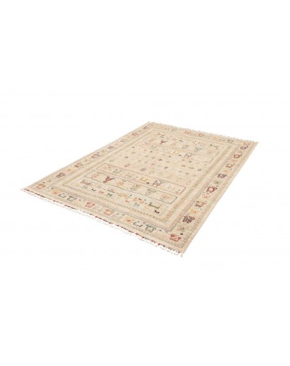 Tappeto Rubin Pakistan bianco marrone 146x203