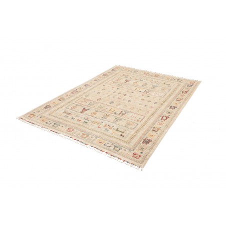 Tappeto Rubin Pakistan bianco marrone 146x203