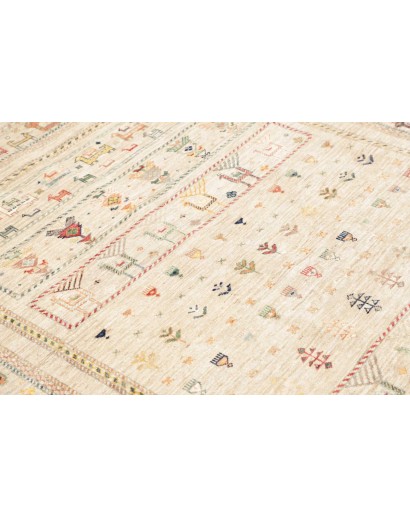 Tappeto Rubin Pakistan bianco marrone 146x203