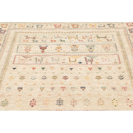 Tappeto Rubin Pakistan bianco marrone 146x203