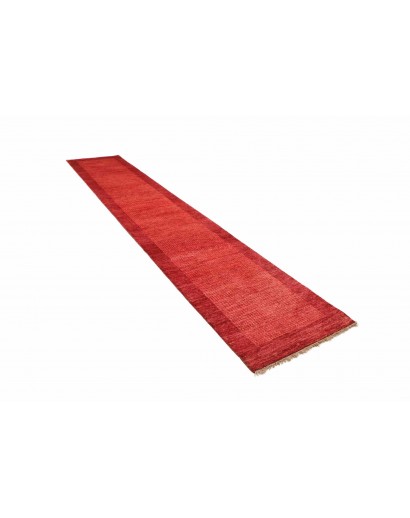 Tappeto Shayan Pakistan marrone rosso 79x409