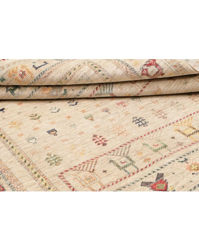 Tappeto Rubin Pakistan bianco marrone 146x203
