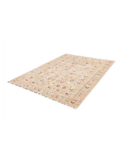 Tappeto Rubin Pakistan bianco marrone 171x226