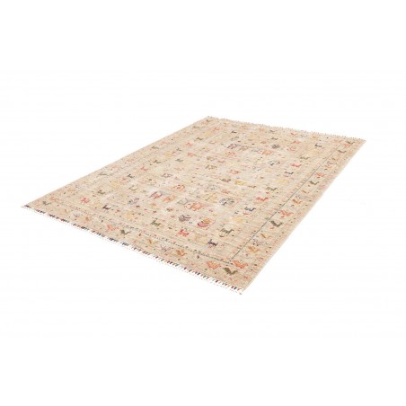 Tappeto Rubin Pakistan bianco marrone 171x226