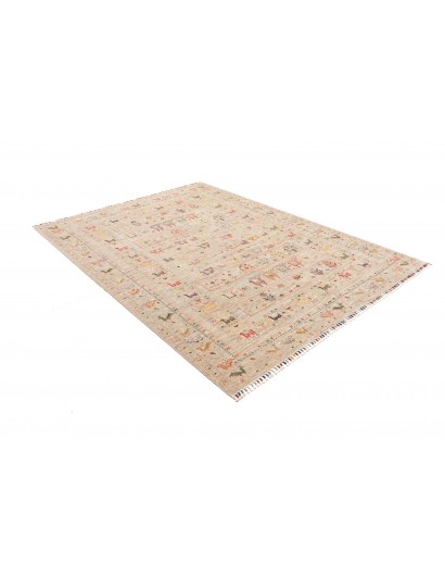 Tappeto Rubin Pakistan bianco marrone 171x226