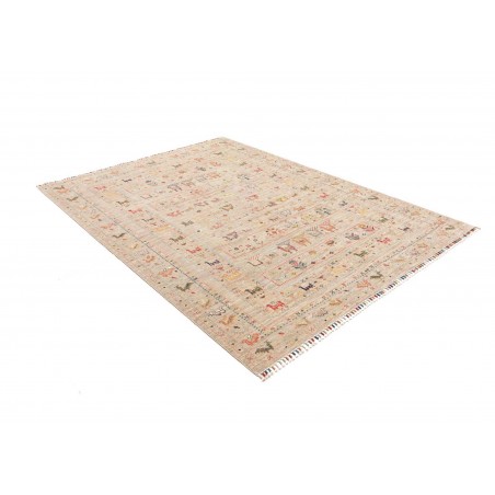 Tappeto Rubin Pakistan bianco marrone 171x226