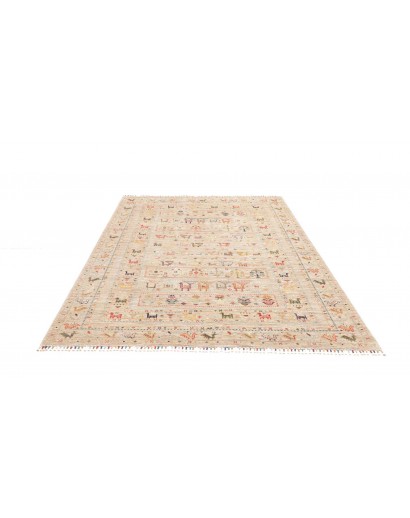Tappeto Rubin Pakistan bianco marrone 171x226