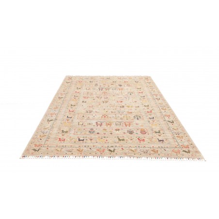 Tappeto Rubin Pakistan bianco marrone 171x226