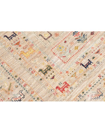 Tappeto Rubin Pakistan bianco marrone 171x226