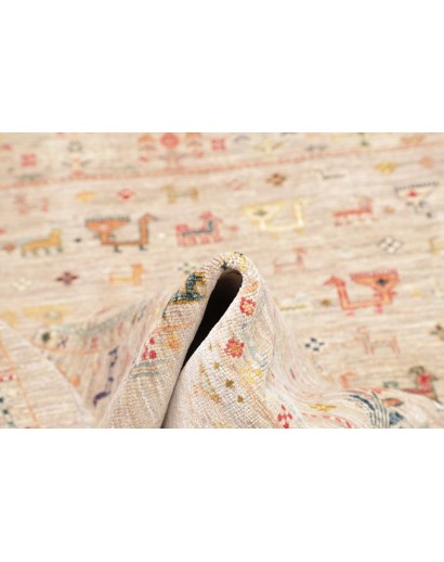 Tappeto Rubin Pakistan bianco marrone 171x226