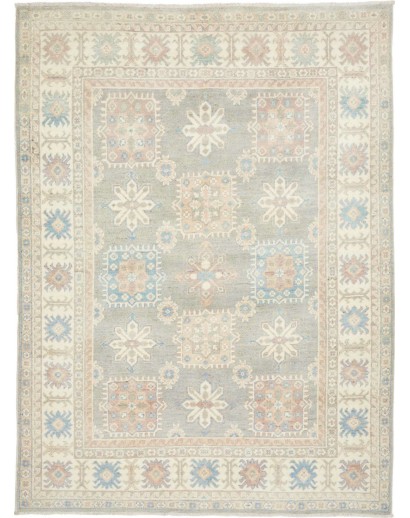 Tappeto Kazak Afghanistan bianco beige 149x195