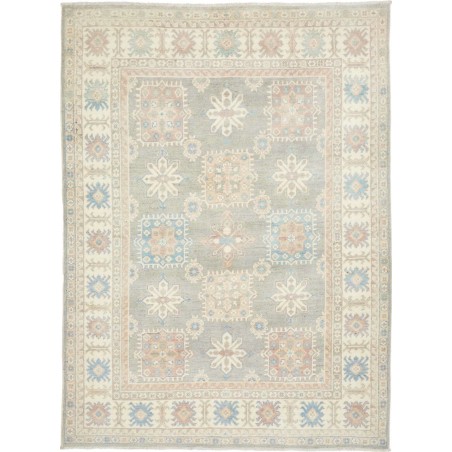 Tappeto Kazak Afghanistan bianco beige 149x195