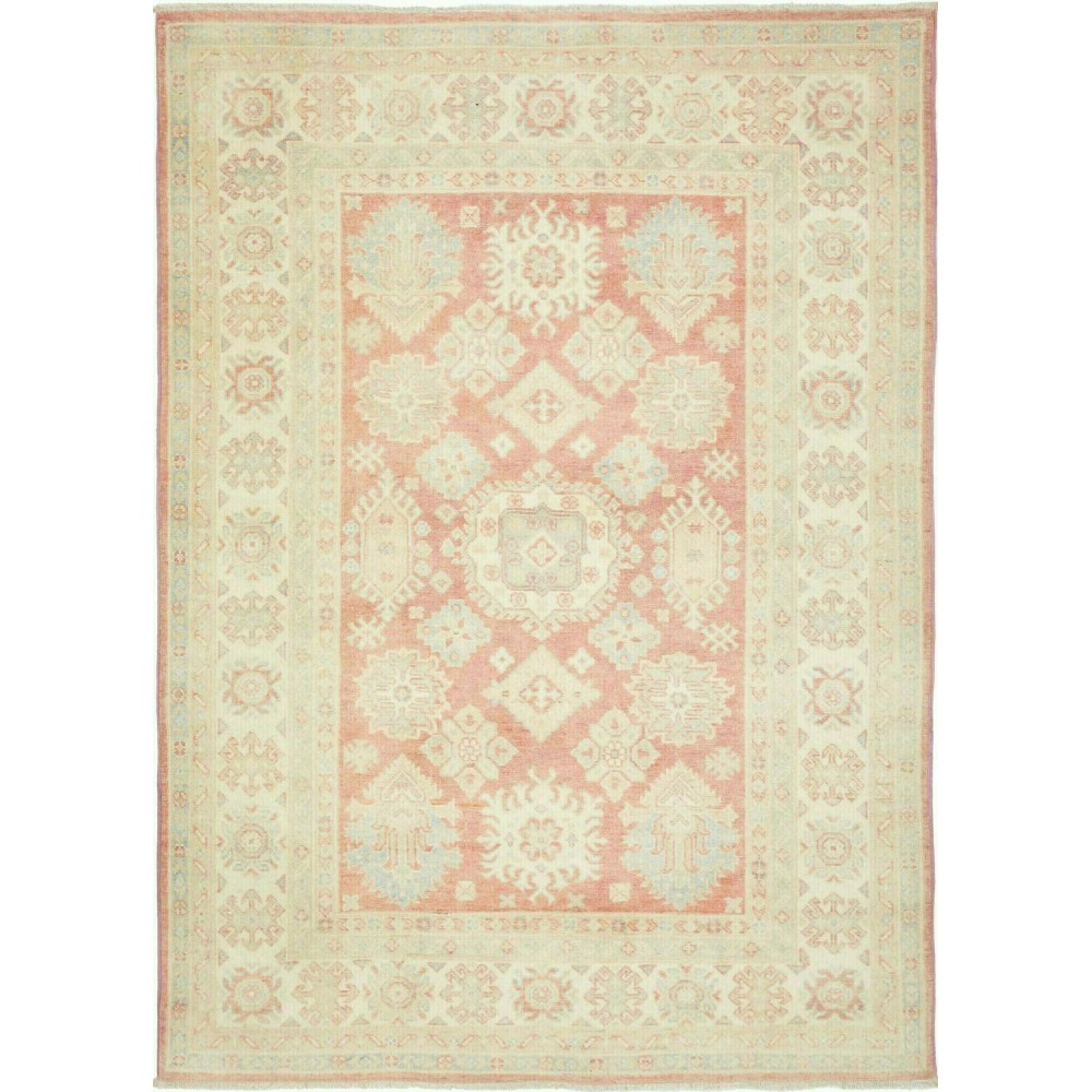 Tappeto Kazak Afghanistan giallo 145x204 Tappeto Kazak Afghanistan giallo 145x204