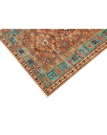 Tappeto Kazak Fine Pakistan azzurro grigio 82x298
