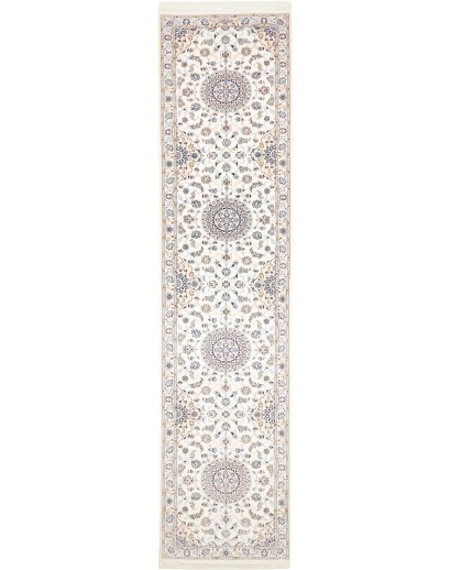 Tappeto Nain 6La Persia beige verde 87x400