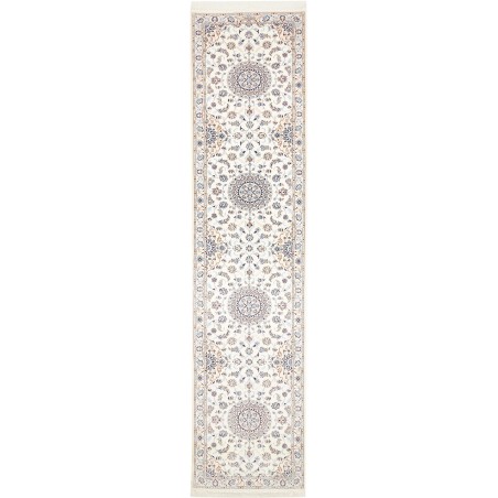Tappeto Nain 6La Persia beige verde 87x400