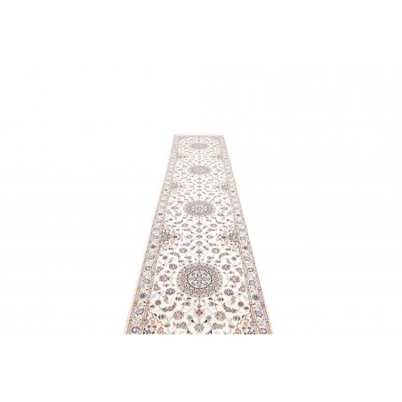 Tappeto Nain 6La Persia beige grigio 85x400