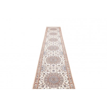 Tappeto Nain 6La Persia bianco grigio 83x445